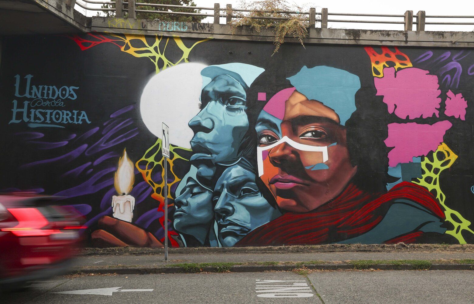 Ten artists paint Seattle murals representing migration and