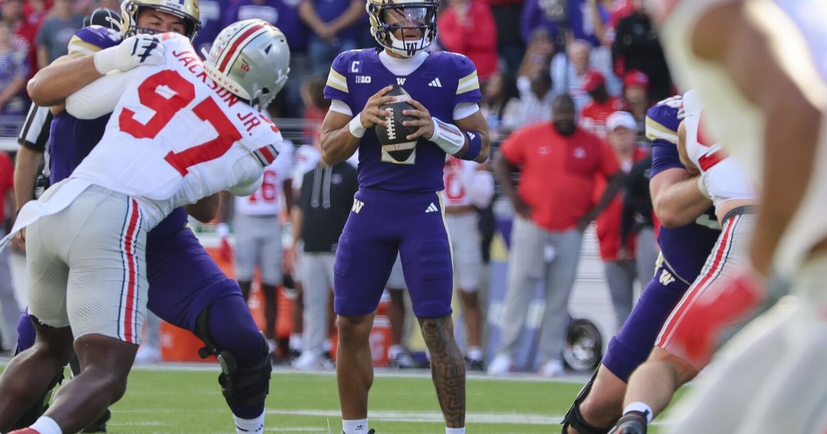 Huskies' record home win streak ends vs. No. 1 Ohio State