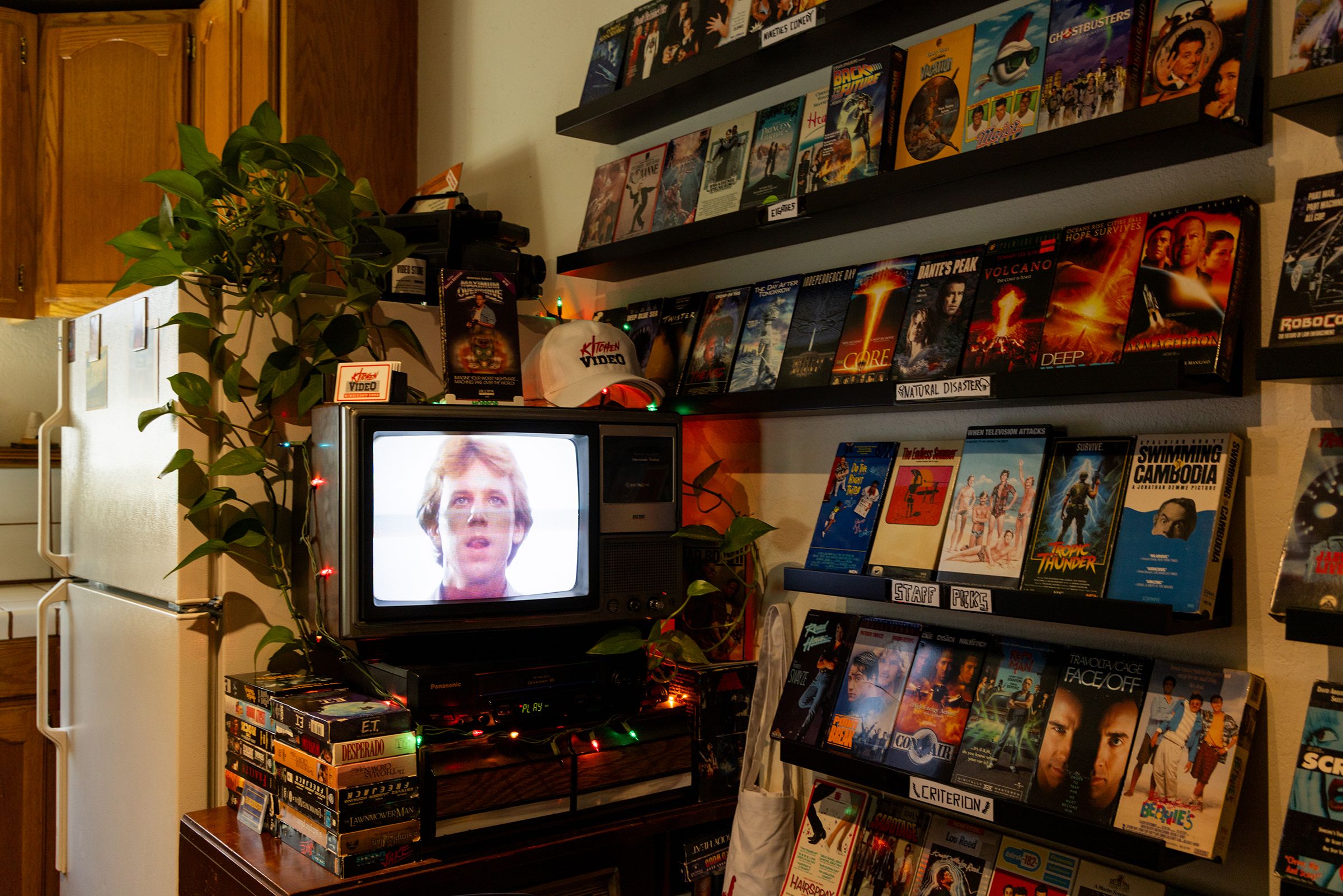 He turned his kitchen into a retro video store | The Seattle Times