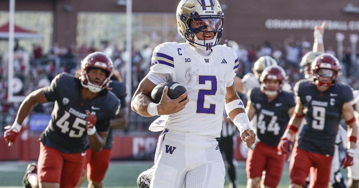 Huskies pour on the points to beat Cougars handily in Apple Cup