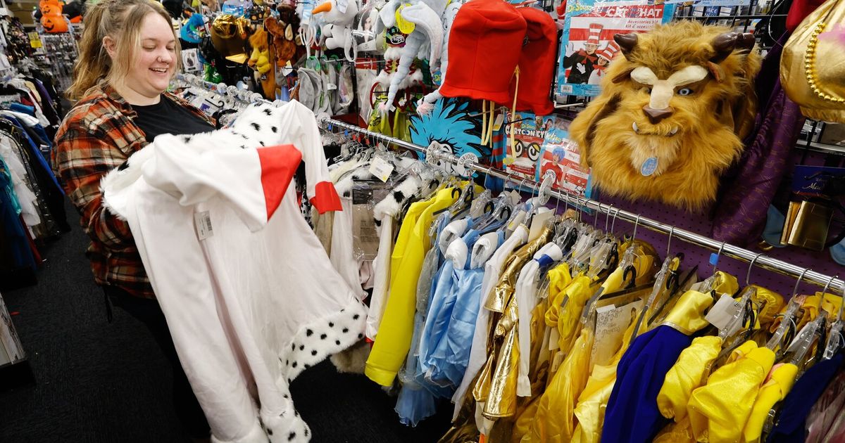 Seattle Halloween store with costumes and decorations