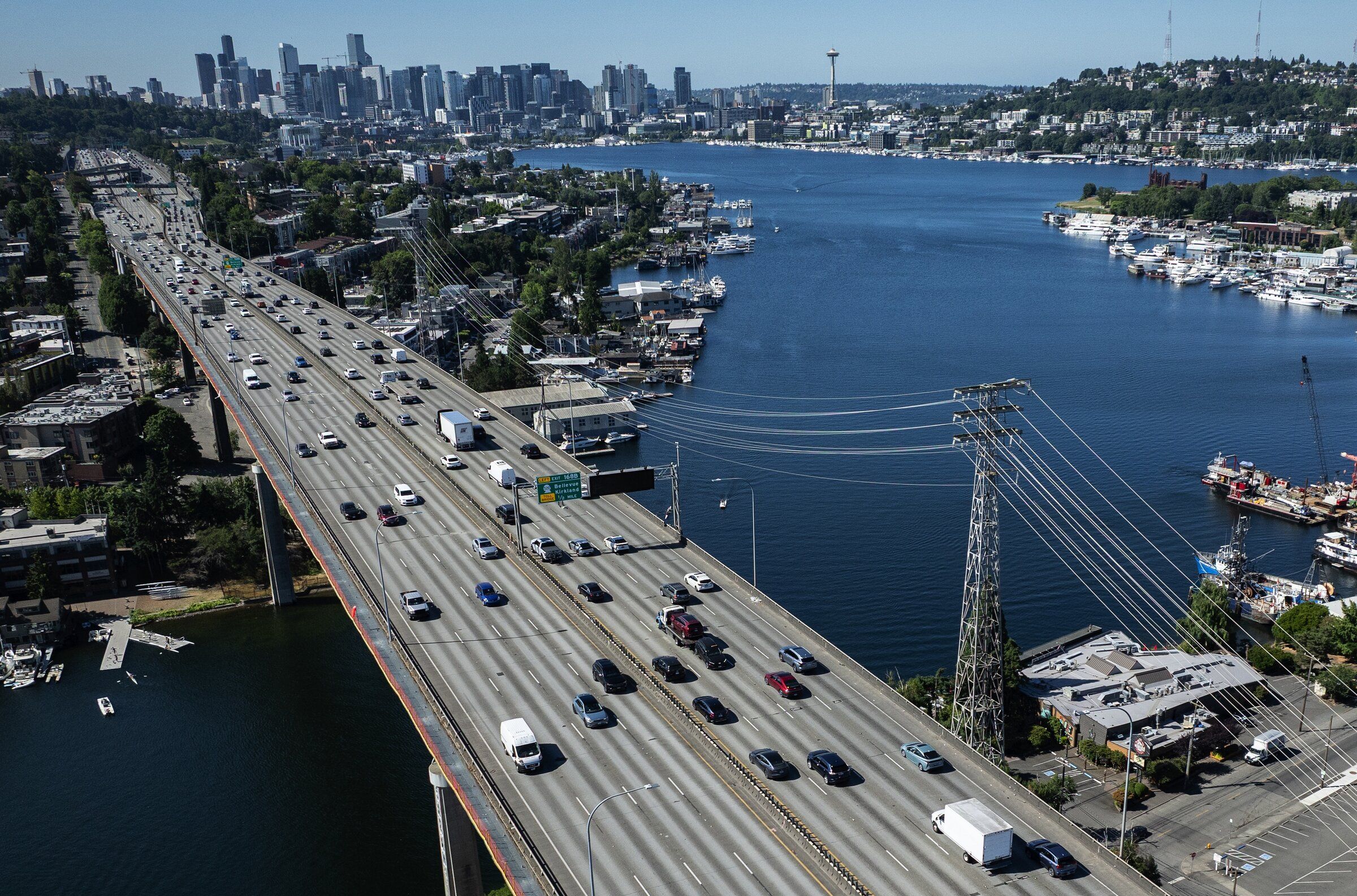 bridge ship house HATESATE 5.5 サイン入り Work on I-5 Ship Canal Bridge, Highway 18 will slow traffic | The