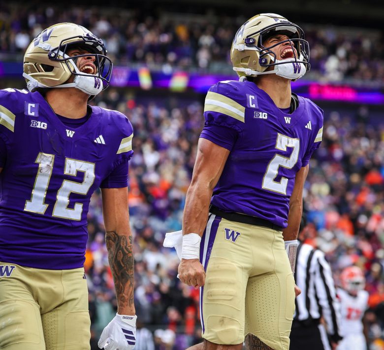 Denzel Boston's career day leads UW Huskies to rout over No. 23 Illinois |  The Seattle Times