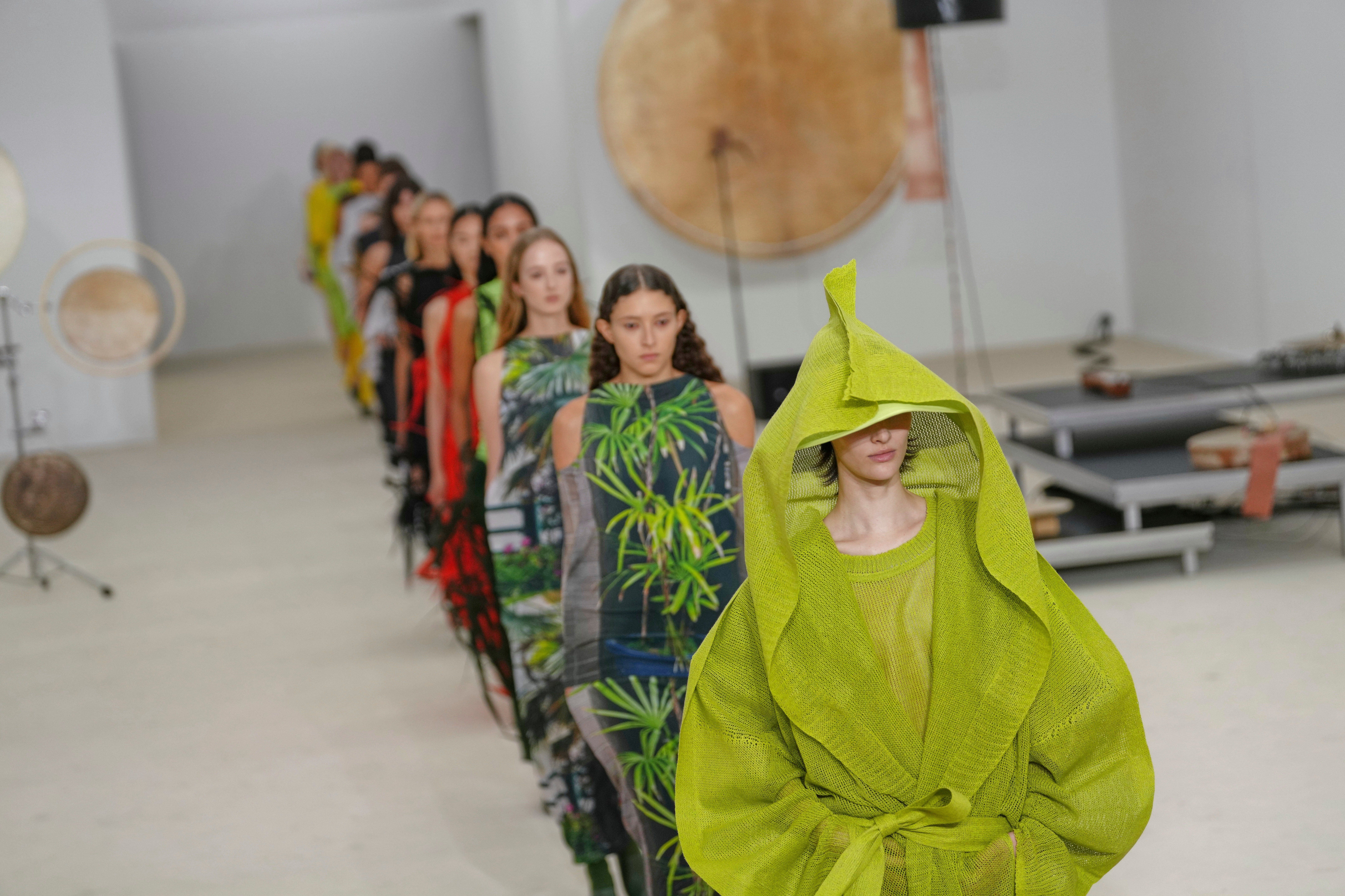 Issey Miyake imagines clothes with a will of their own at Paris