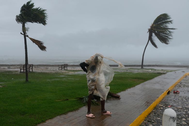 Live: The Latest: Category 5 Hurricane Melissa makes landfall in Jamaica with record strength | The Seattle Times