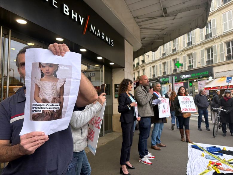 France threatens to block Shein over sale of childlike sex dolls ahead of  Paris store opening