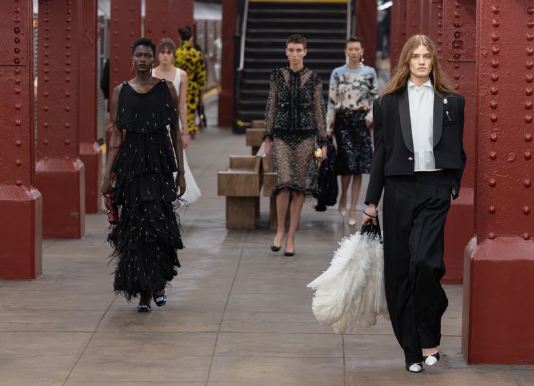 Chanel fashion show turns an abandoned subway station into a runway | The Seattle Times