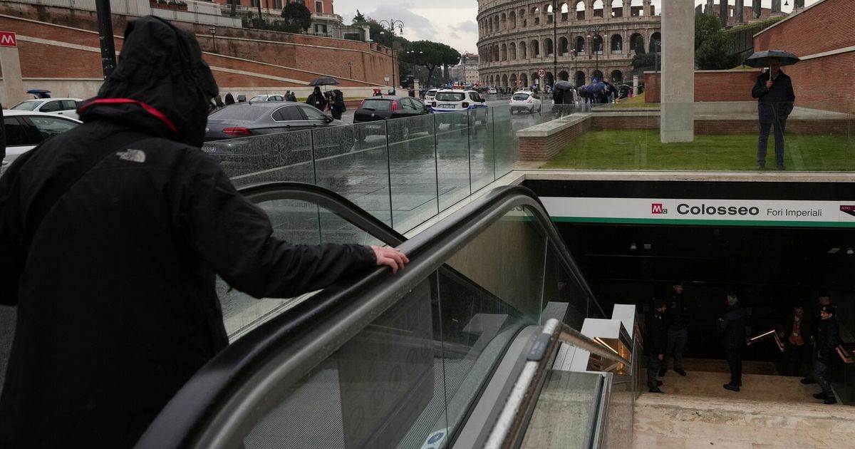 Rome opens long-awaited Colosseum subway station, with displays of ...