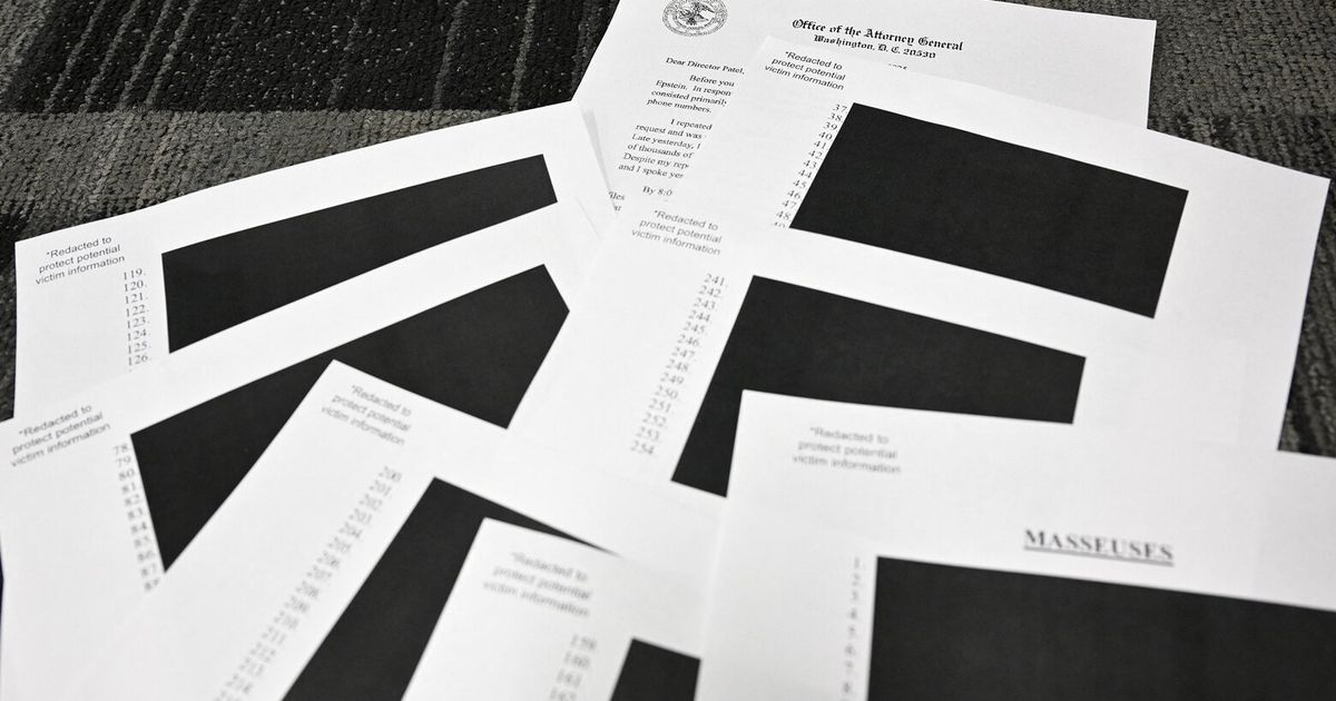 Justice Dept. Now Said to Be Reviewing 5.2 Million Pages of Epstein ...