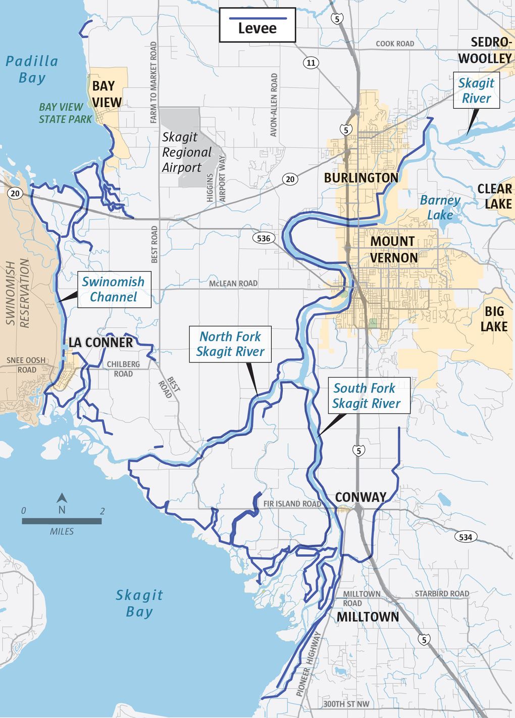 Waterfront Riprap Authorities keep eye on levees as Skagit River nears crest | The ...