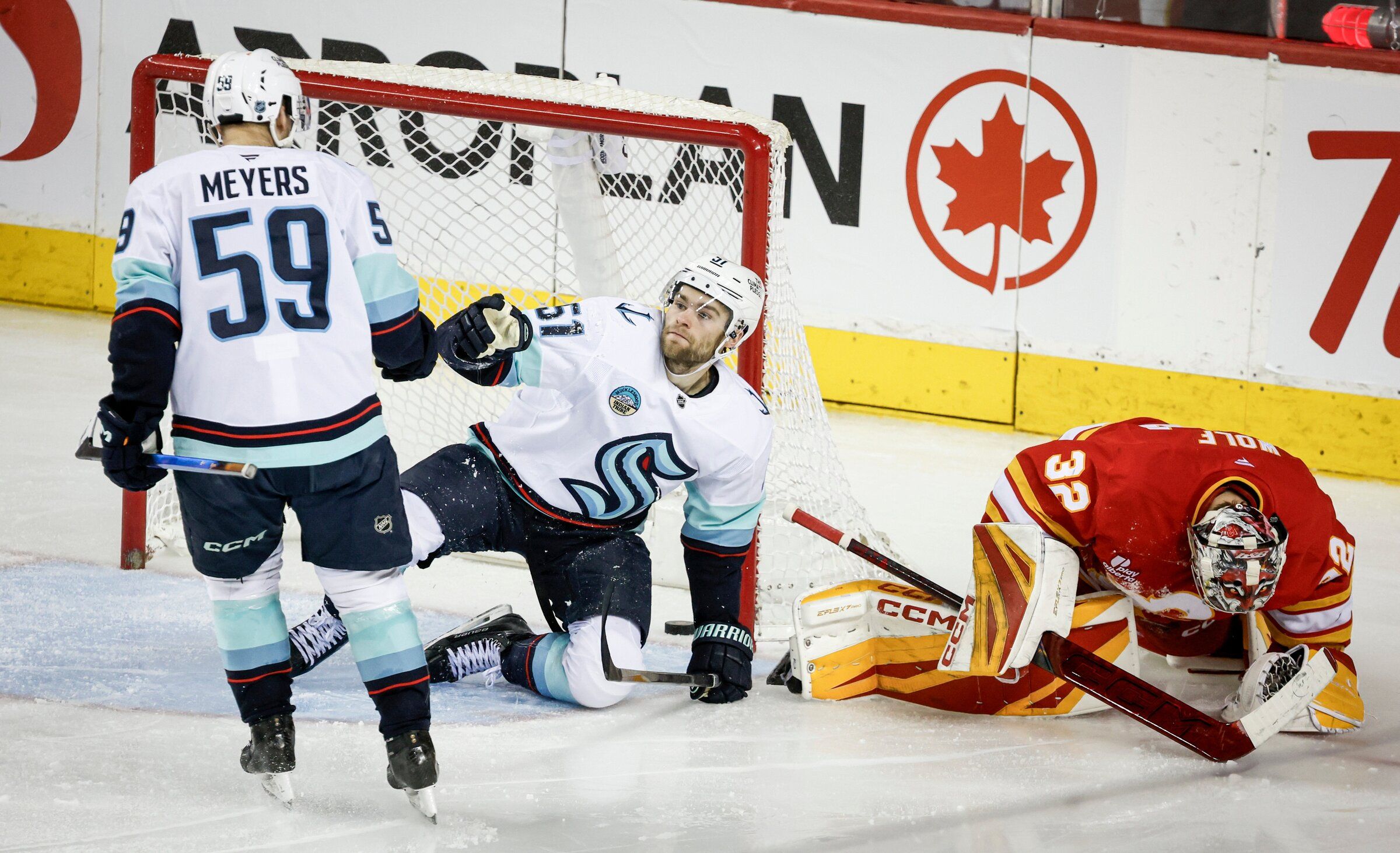 Jacob Melanson's 1st NHL goal sparks red-hot Kraken to win over