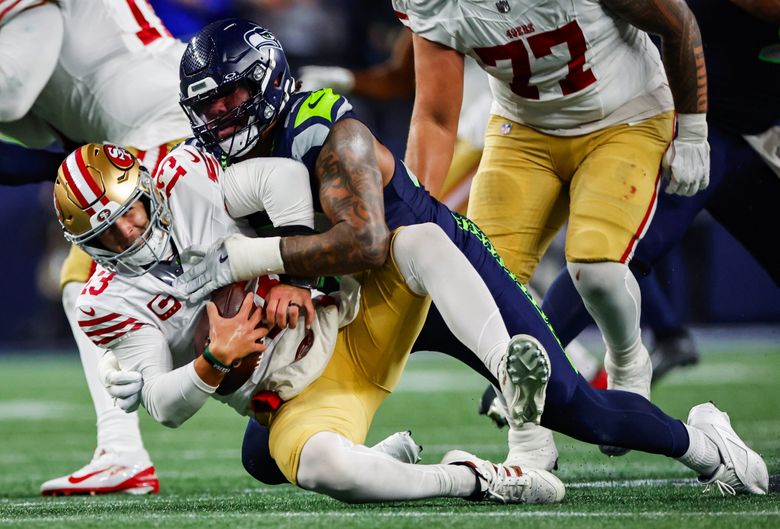 Seahawks defense's fourth-down stops critical vs. 49ers | Four Downs | The  Seattle Times