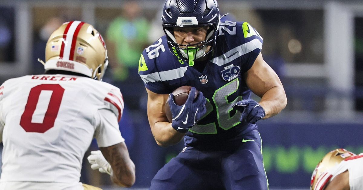 What will Seahawks do with Zach Charbonnet out for season? - The Seattle Times