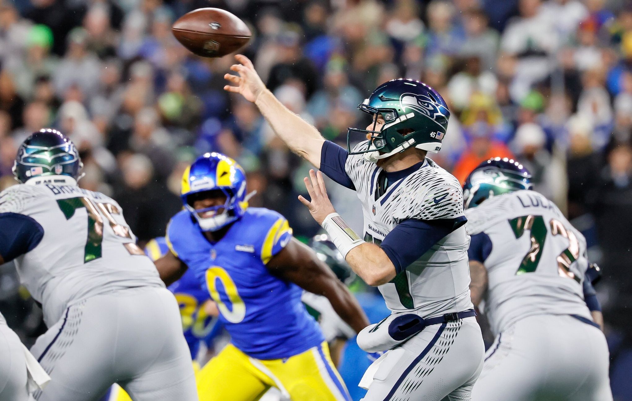 Seahawks' Sam Darnold has chance to vanquish Rams &mdash; and his critics | The  Seattle Times
