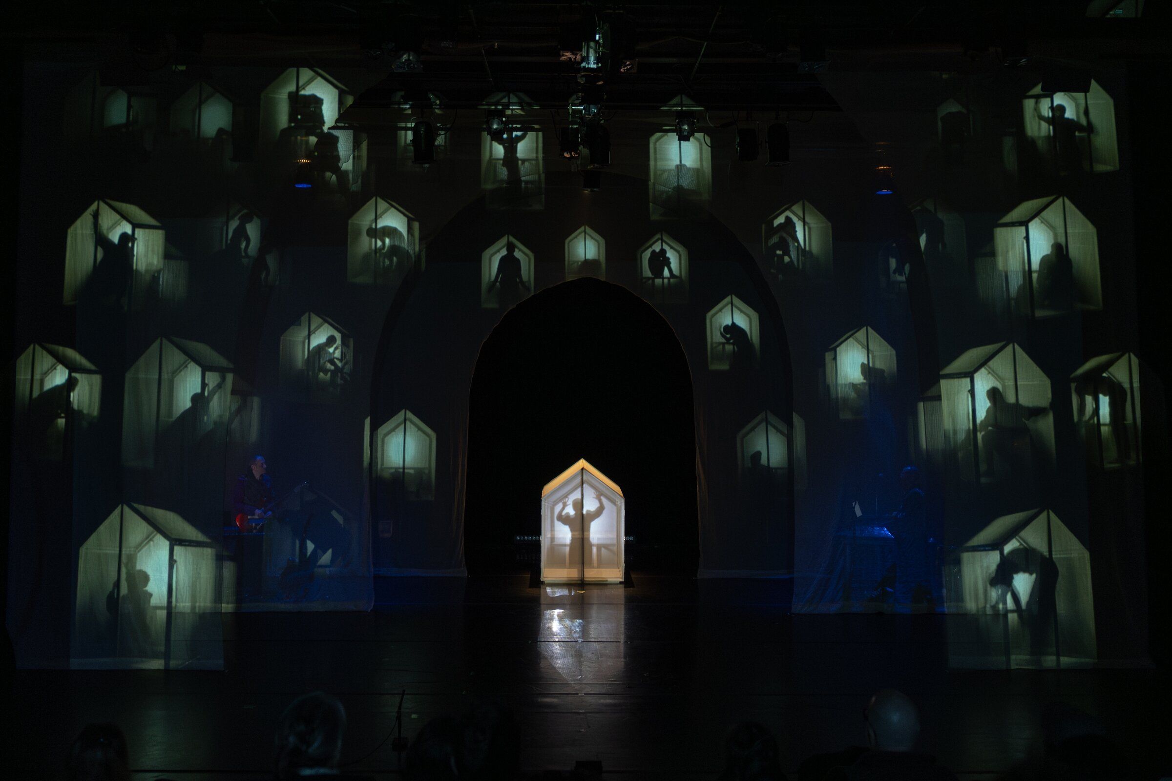 Longtime Seattle artists' Moore Theatre show builds rich visual