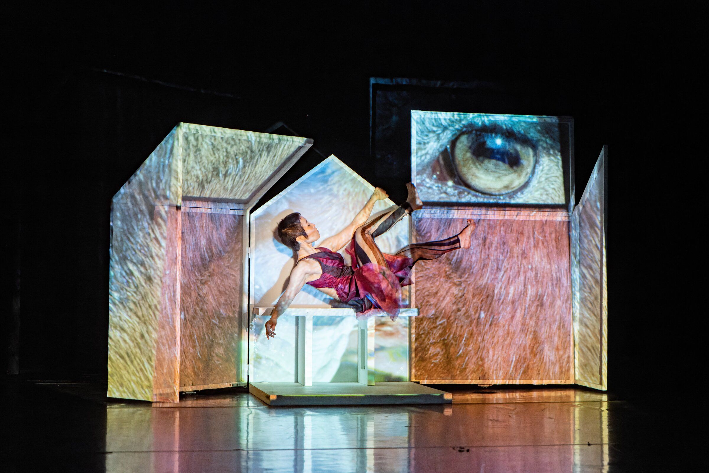 Longtime Seattle artists' Moore Theatre show builds rich visual