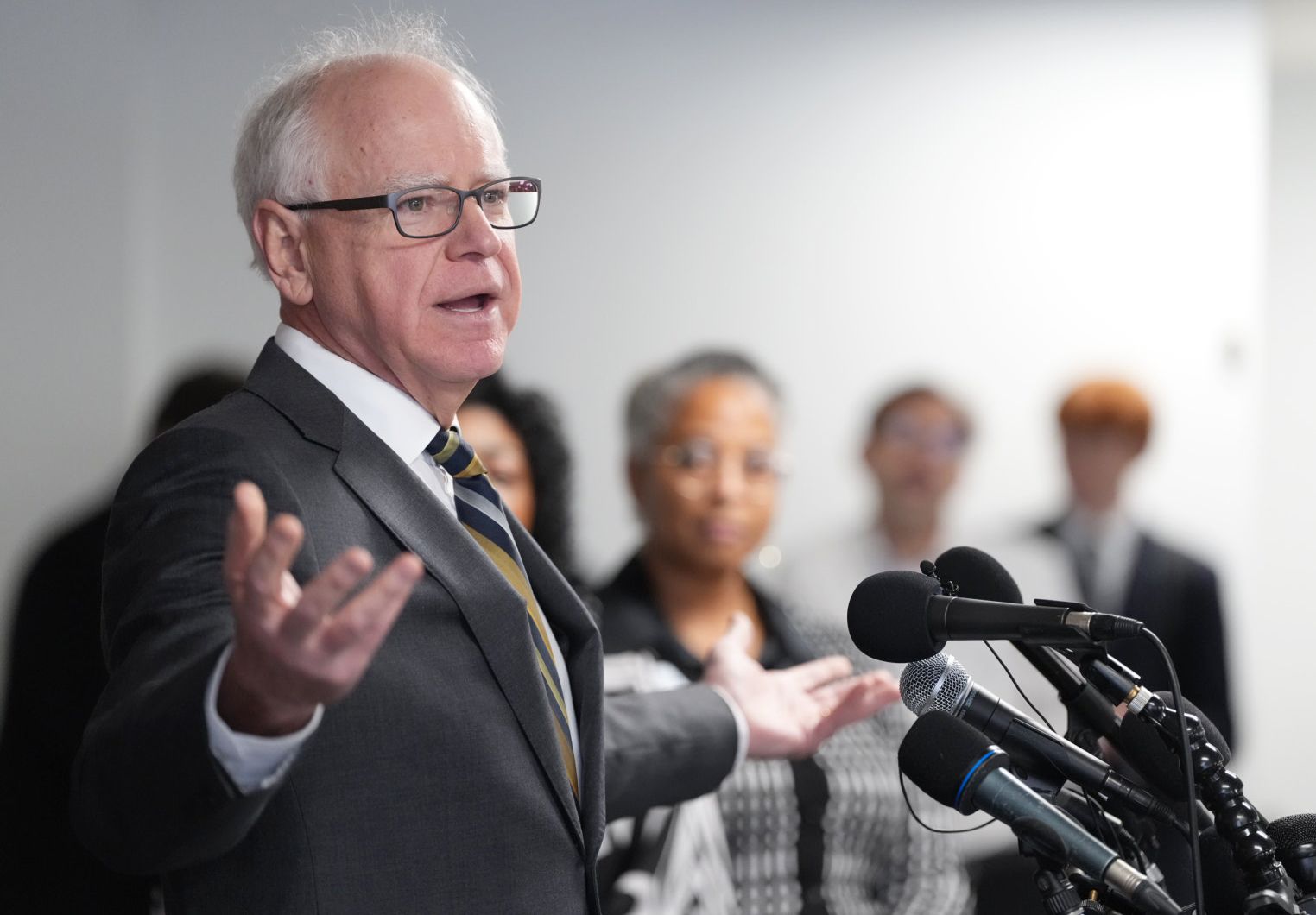 Gov. Tim Walz says he doesn't know what future holds for him after