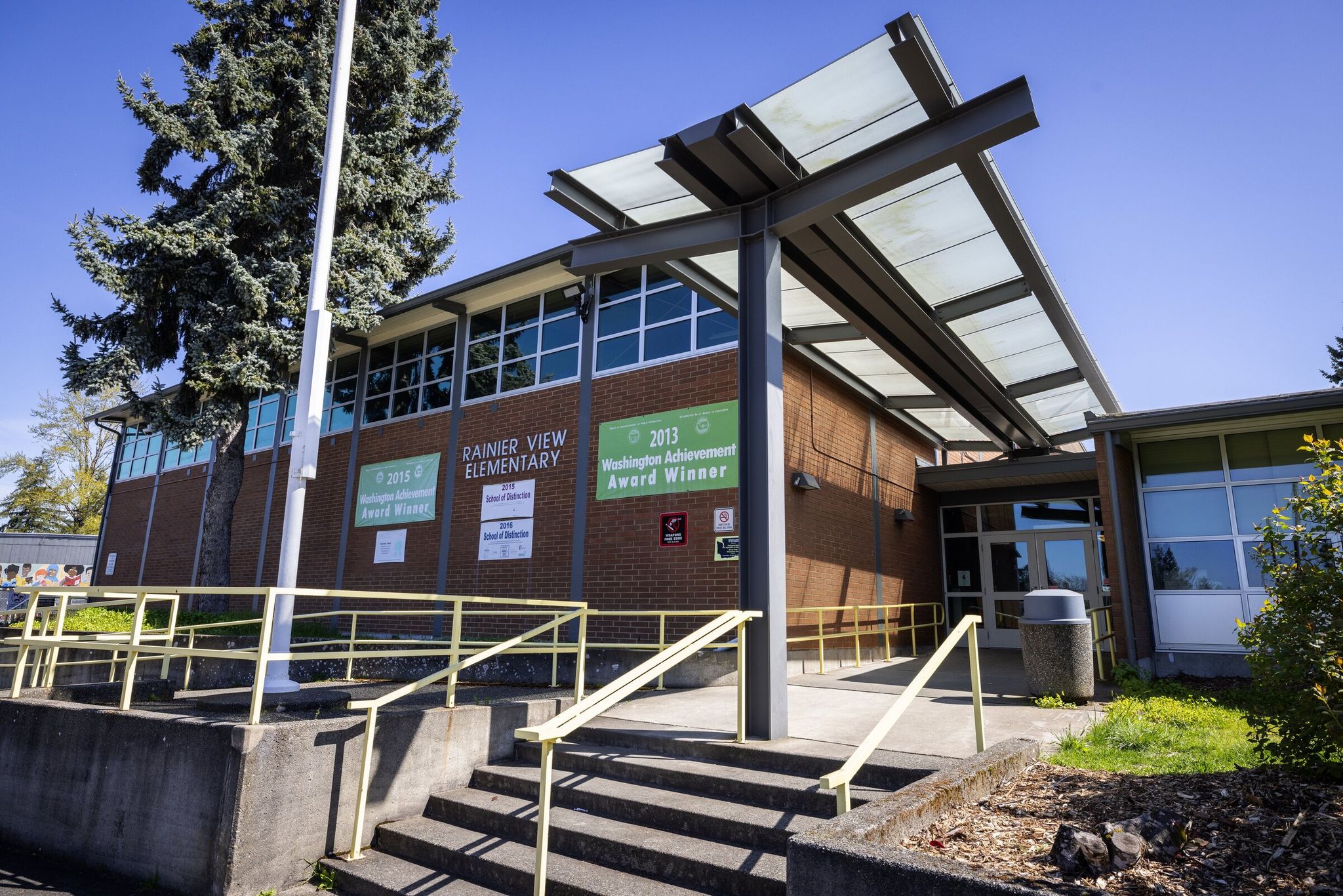 Starting in September, programs for highly capable elementary students will be available at Rainier View Elementary, pictured here in the Rainier Valley, and at Alki Elementary in West Seattle. (Ken Lambert / The Seattle Times, 2024)