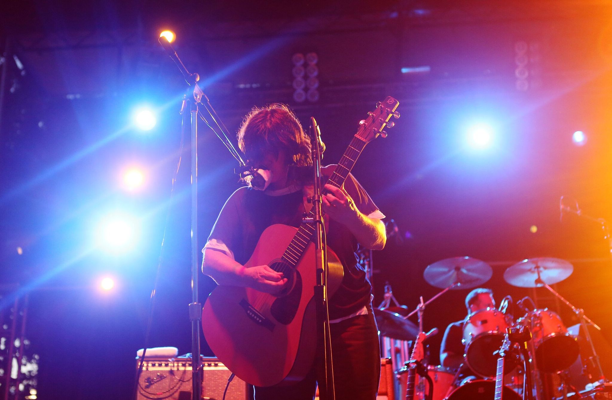 Kim Deal performing with The Breeders at the Bumbershoot music and arts festival at Seattle Center. The band will perform at ZooTunes this year. (Bettina Hansen / The Seattle Times, 2013)