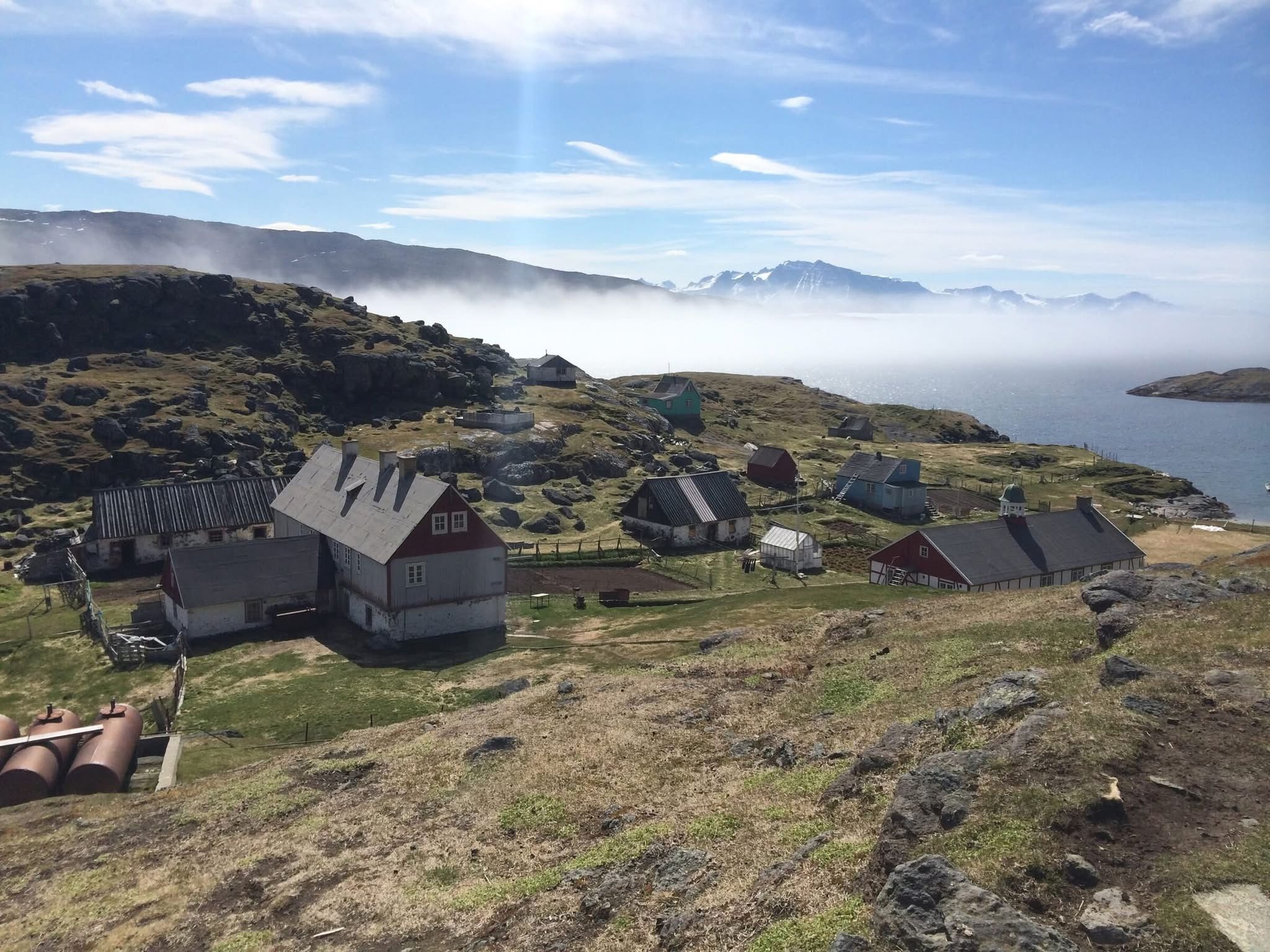 Alluitsup, Greenland, on a summer day. (Courtesy of Simon Linge)