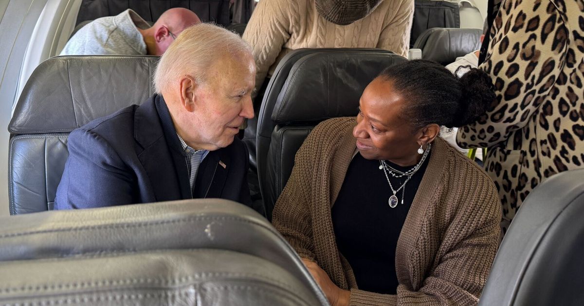 Biden flies commercial from Reagan National Airport and winds up stuck in delays like everyone else