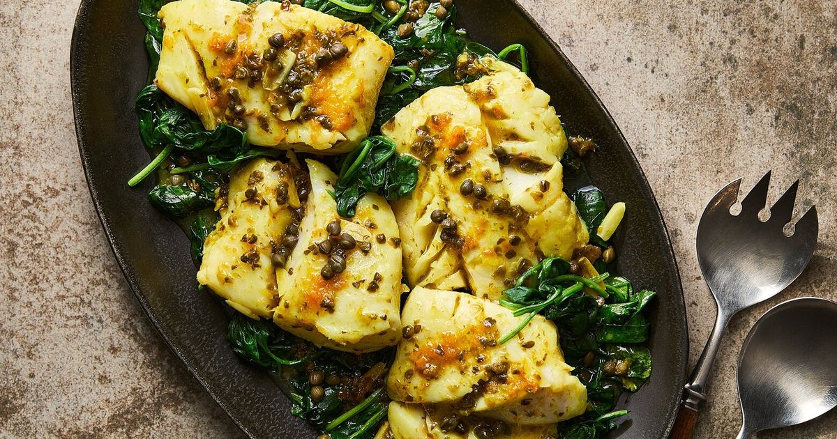 Orange Cod This simple cod with caper-orange sauce is fresh and nourishing | The ...