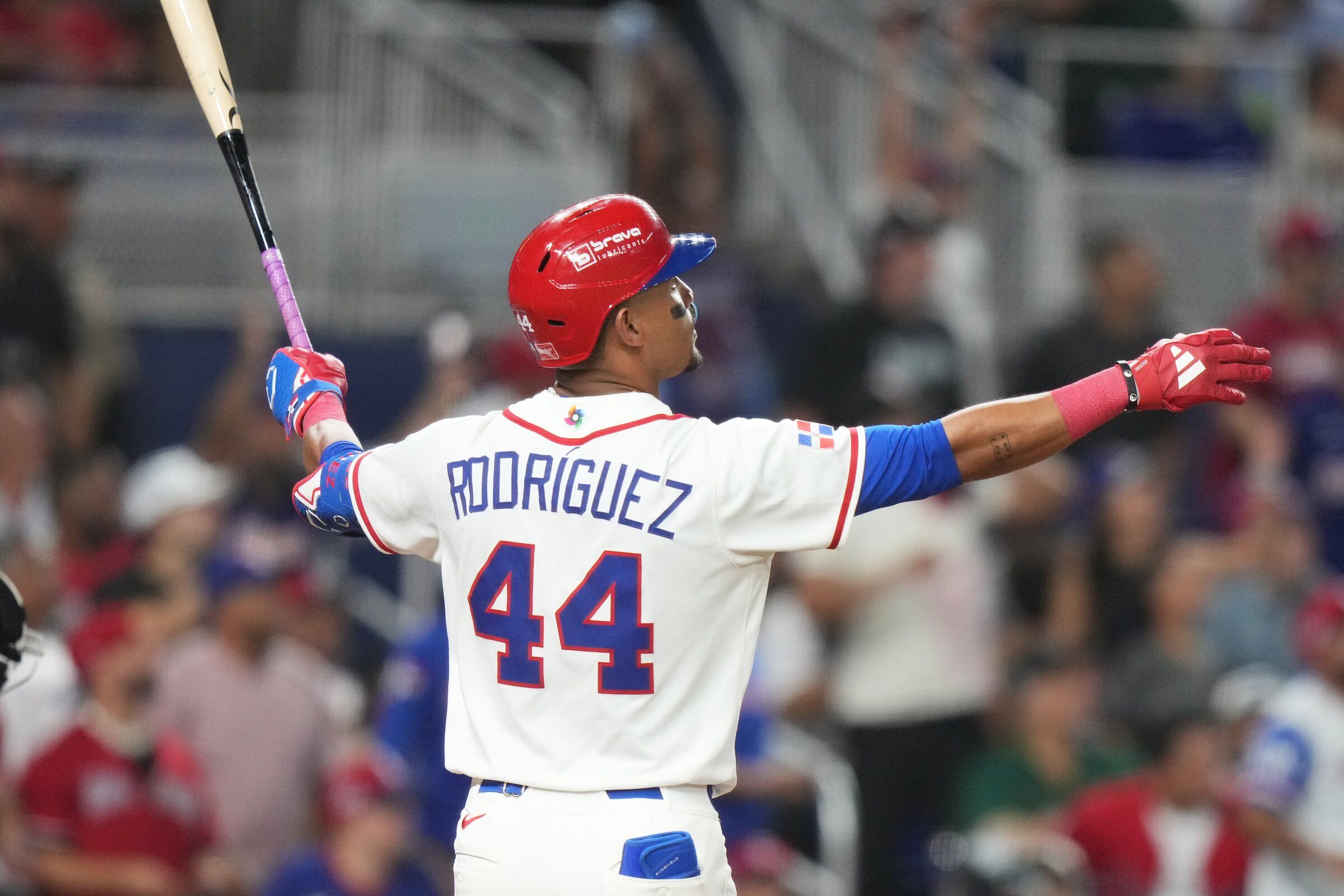 Julio Rodríguez reflects on WBC upon return to Mariners spring