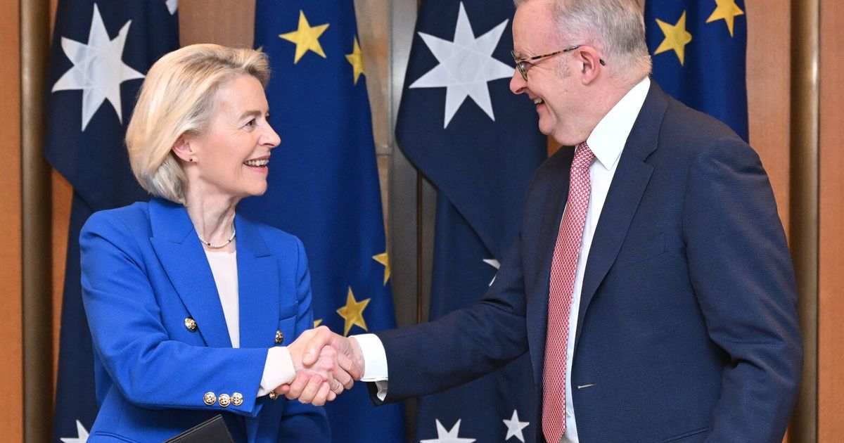 EU and Australia sign free trade pact and announce a new defense ...