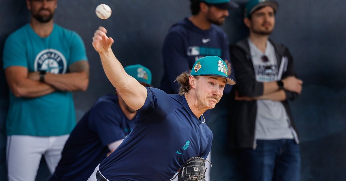 The Mariners will begin the season without J.P. Crawford and Bryce Miller, who were both placed on the injured list. Here's the opening day roster.