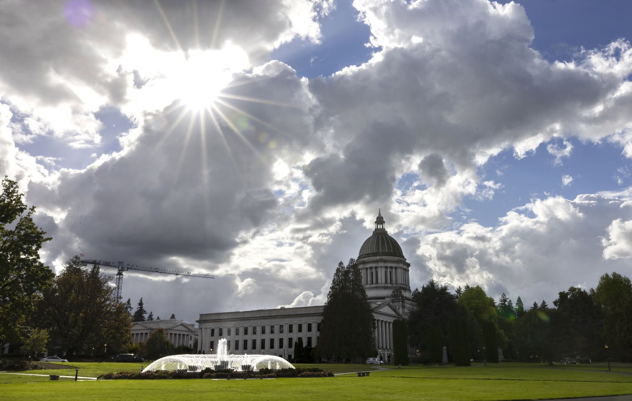 The state Capitol building in Olympia. (Ellen M. Banner / The Seattle Times, 2025)