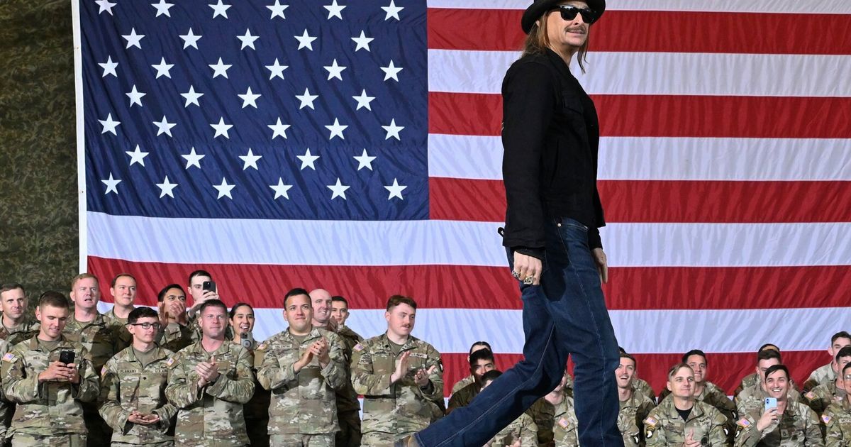 Army reviewing after helicopters hovered alongside Kid Rock’s swimming pool as he saluted