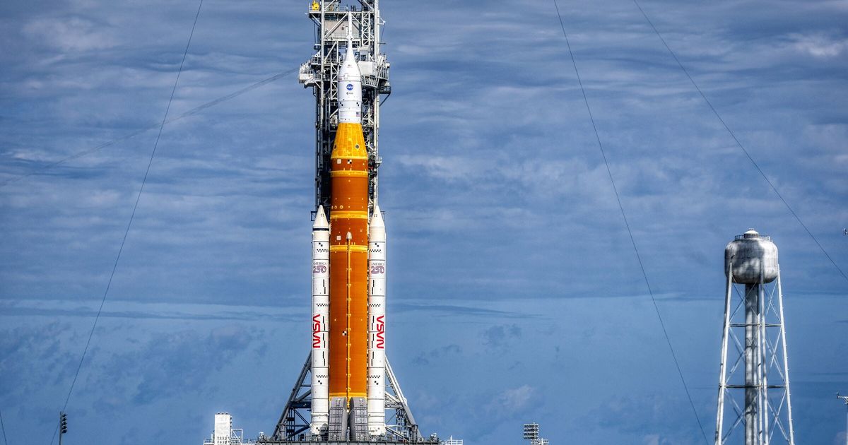 A Boeing-built rocket is set to propel four astronauts to the moon, marking the first time humans have left Earth orbit since the Apollo missions. But Boeing's space division has faced a rocky path.