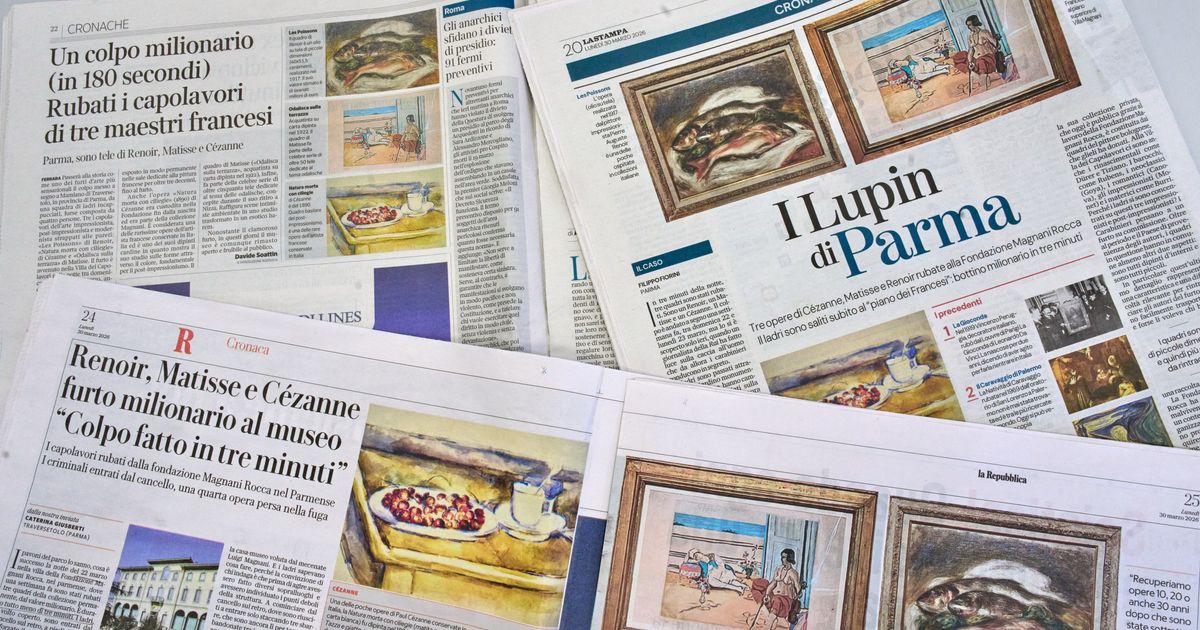 Thieves steal paintings by Renoir, Cézanne and Matisse from Italian museum