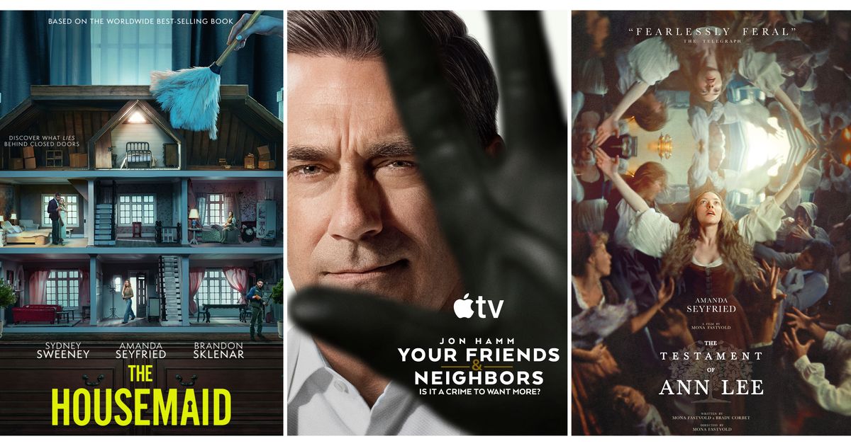 What to Stream: Two doses of Amanda Seyfried, ‘The Housemaid’ with Sydney Sweeney and Jon Hamm robs