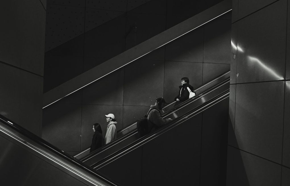 Geometry and light bring rail station to life