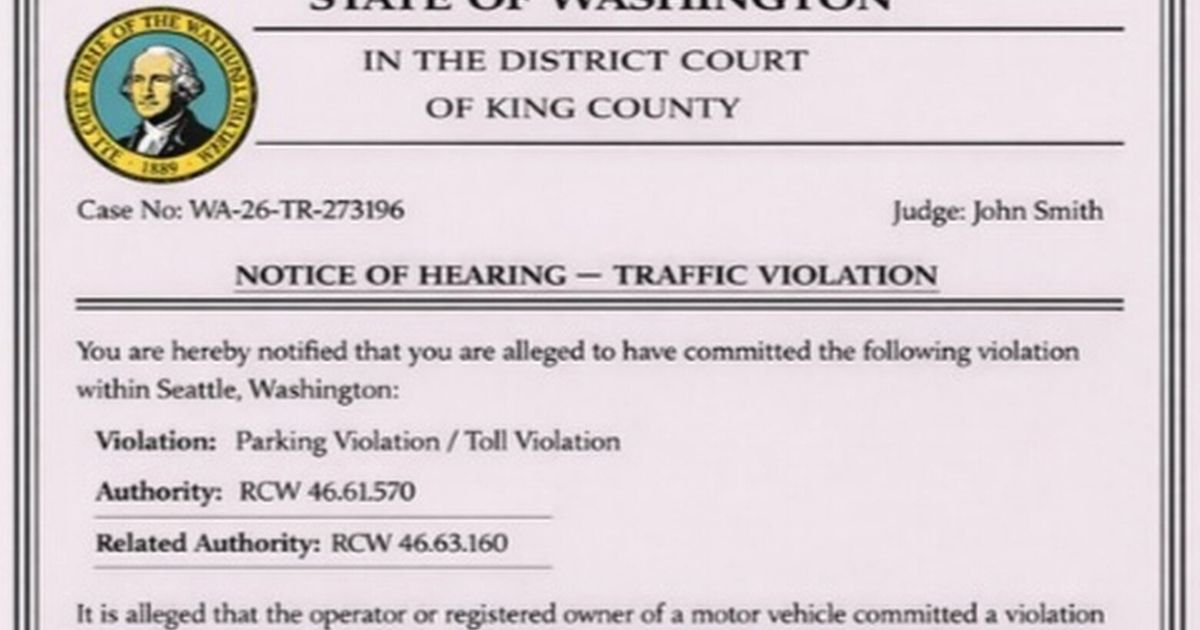 Authorities in Washington are warning drivers about recent widespread traffic-ticket phishing scams.