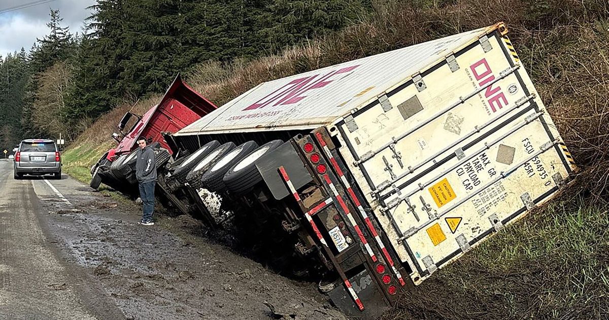 Highway 18 reopens after truck carrying 80,000 pounds of potatoes crashes.