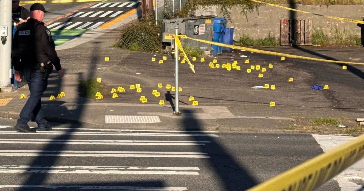 An 18-year-old driver was grazed in a drive-by shooting Wednesday evening in South Seattle.