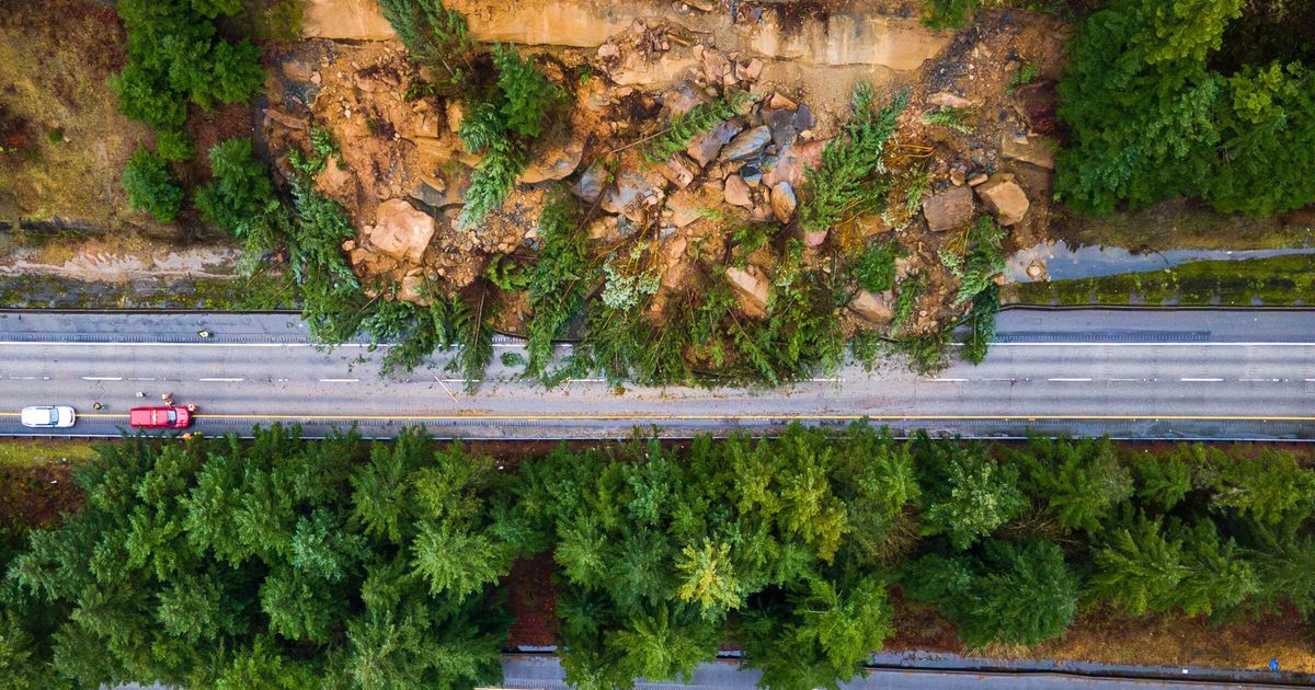 One day ahead of schedule, road workers cleared a massive landslide that blocked Interstate 5 south of Bellingham for a month.