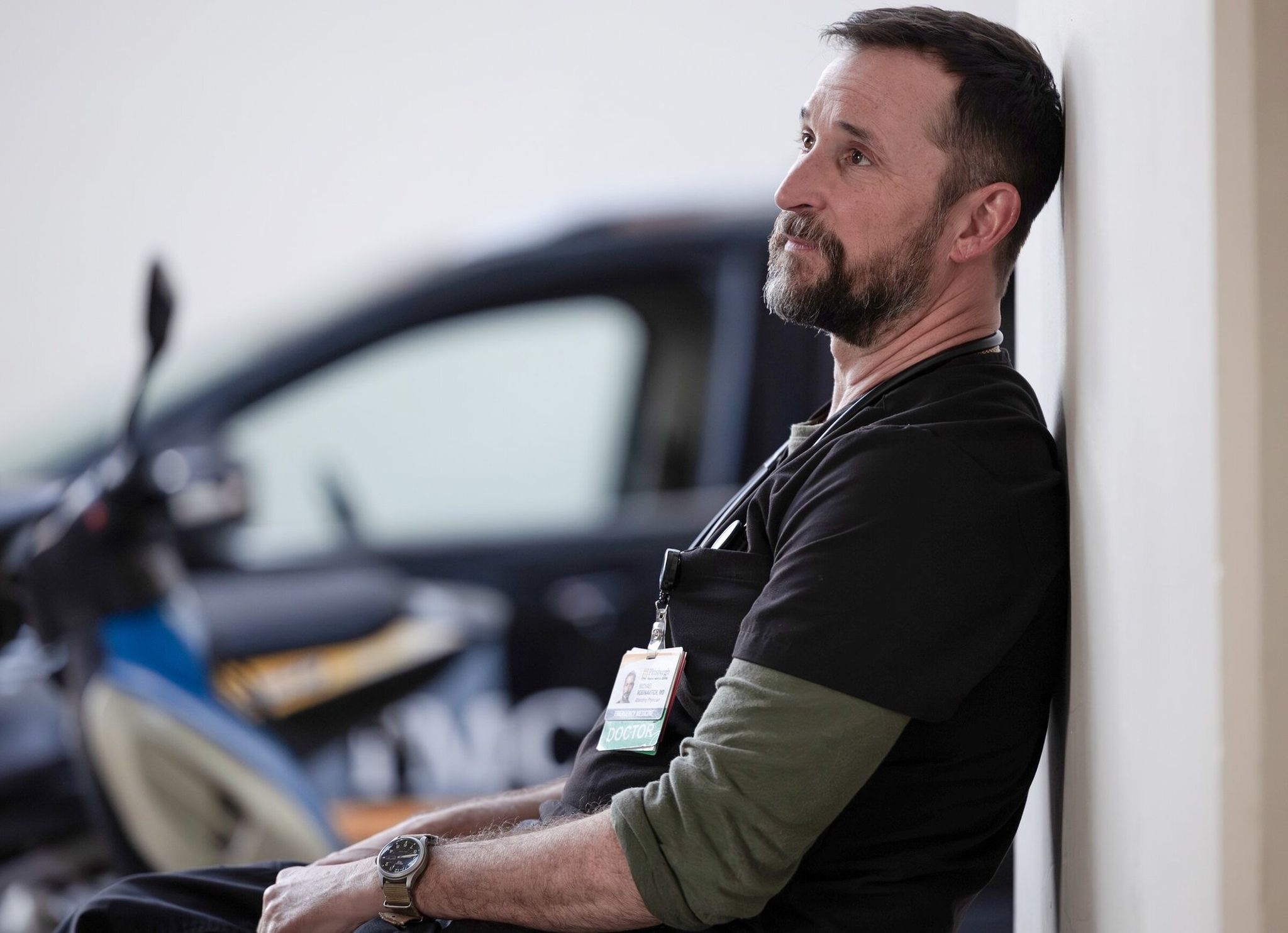 Dr. Michael 'Robbie' Robinovich (Noah Wyle) in Season 2 of 'The Pitt'. (Warrick Page / HBO Max)