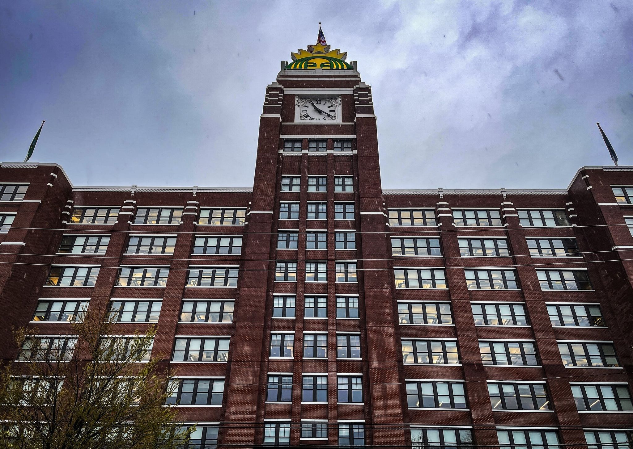 Starbucks plans to place up to 2,000 employees in the new Nashville, Tennessee office over the next five years. Photo — the headquarters in the SoDo neighborhood in Seattle. (Ken Lambert / The Seattle Times)