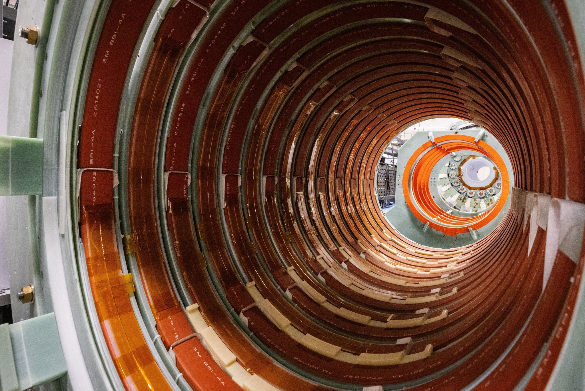 This prototype fusion device, now decommissioned, is visible at Helion — the Everett fusion energy company that signed a contract to deliver power to Microsoft by 2028. (Ken Lambert / The Seattle Times)