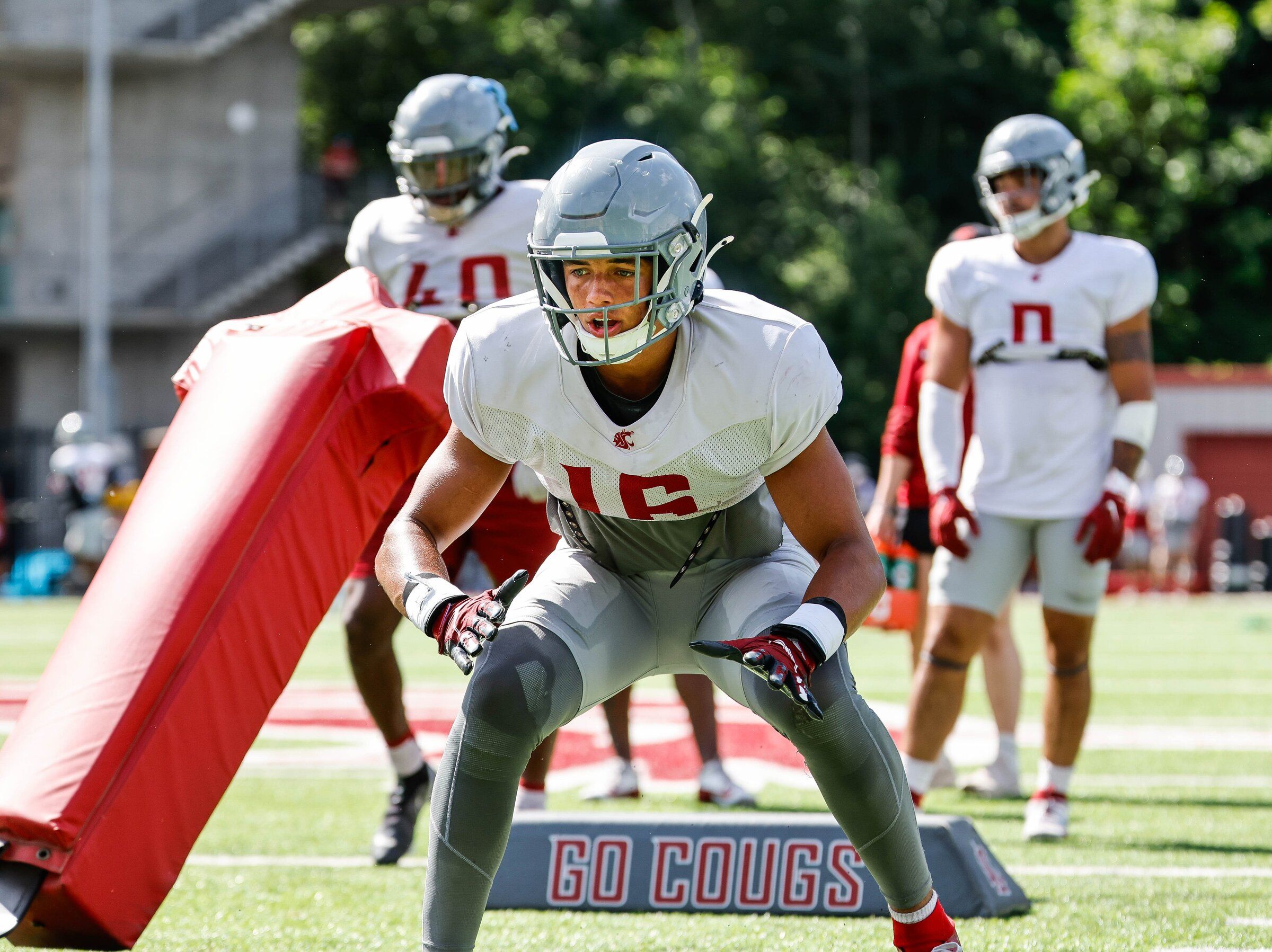 Washington St. football has last practice before Crimson and Gray