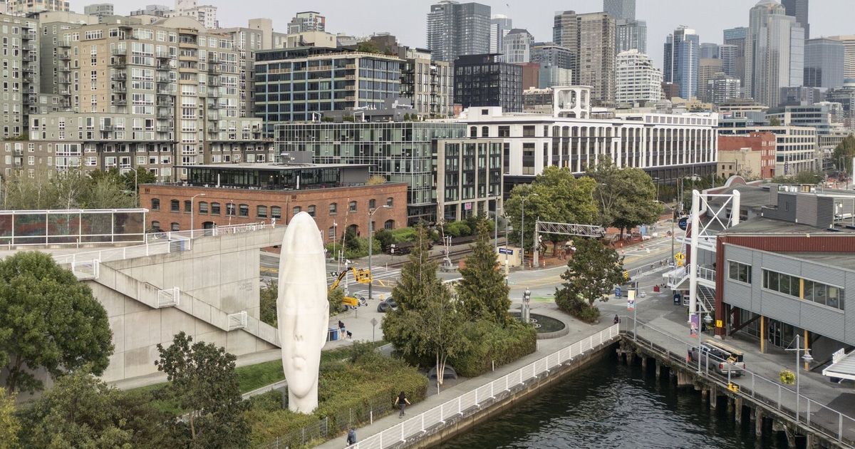 A 21-year-old man was repeatedly stabbed at a celebration of life ceremony Sunday evening near Seattle's waterfront.