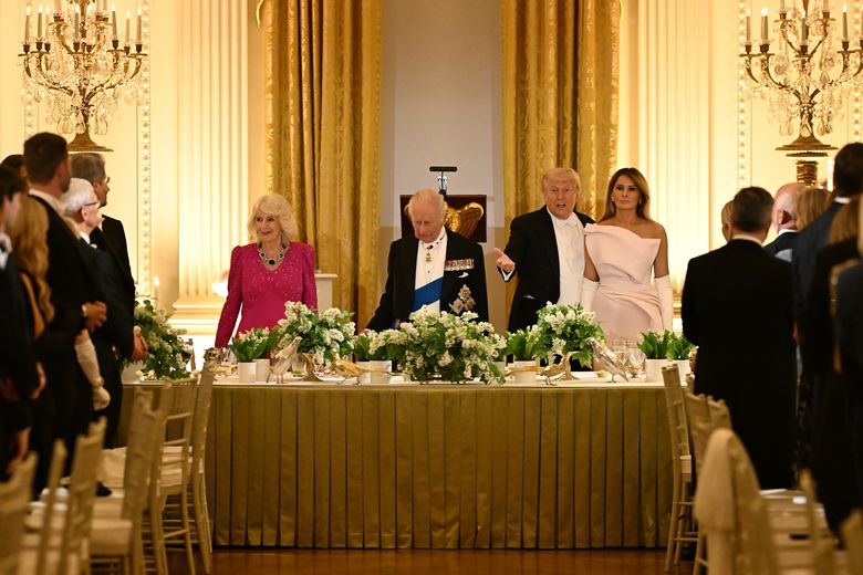 See the menu for the British royal state dinner | The Seattle Times See the menu for the British royal state dinner | The Seattle Times