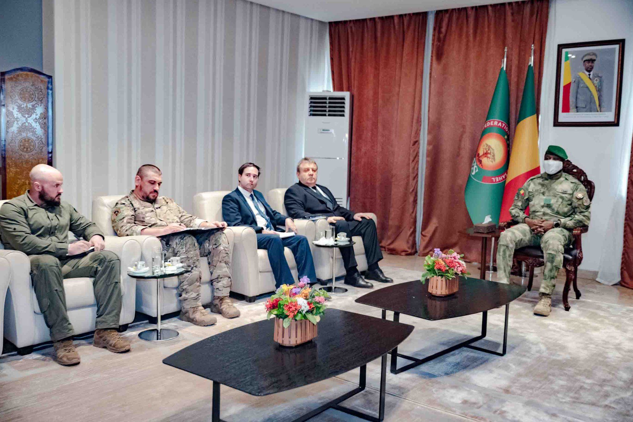 Mali's junta leader meets Russian ambassador after attacks the