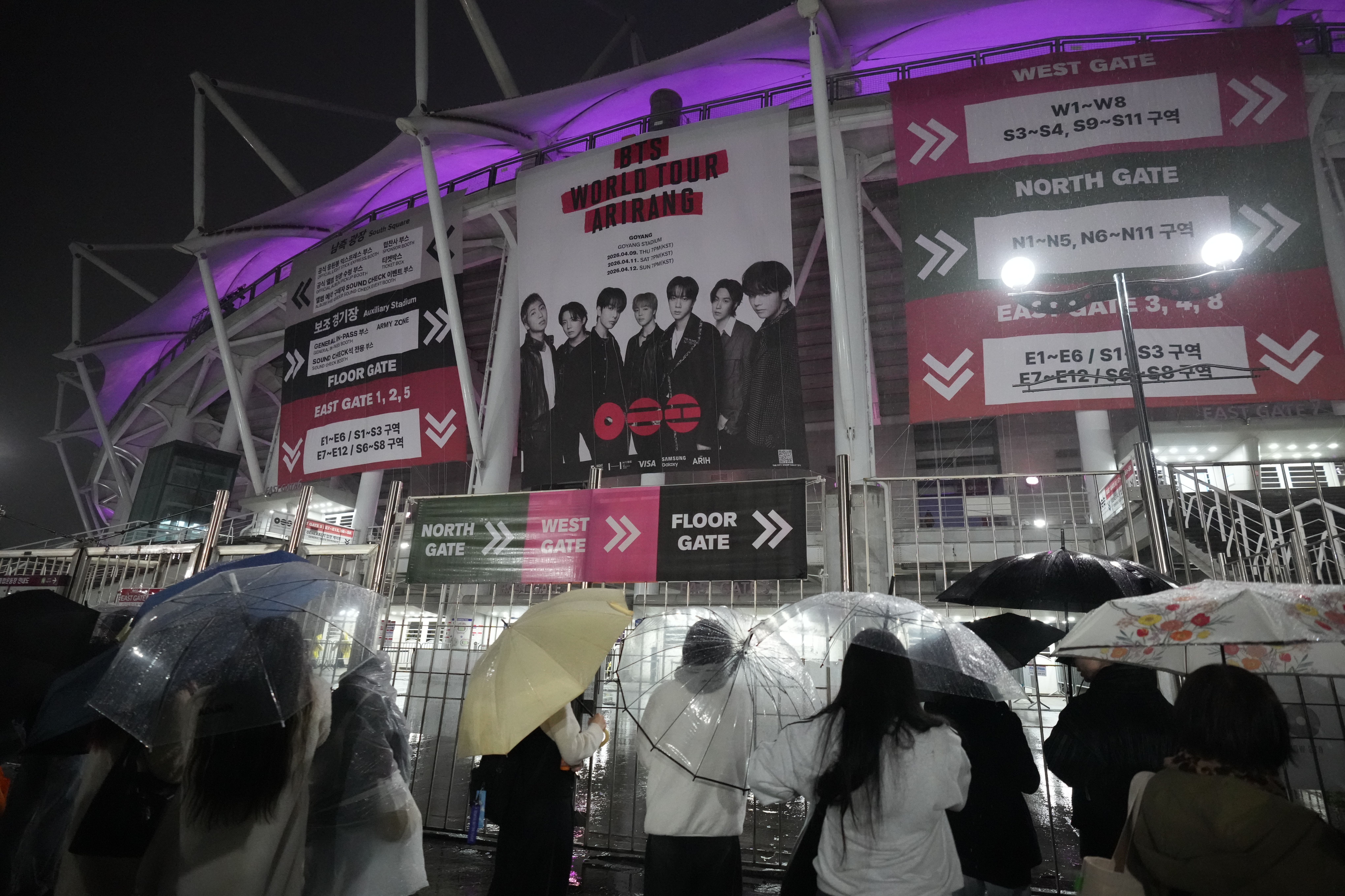 BTS opens world tour in South Korea after hiatus for military