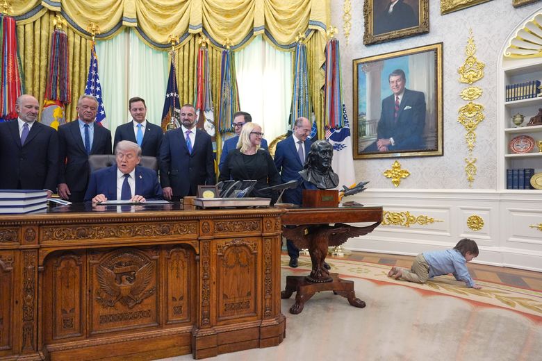 Trump unveils deal with Regeneron to lower drug prices as part of most-favored-nation initiative | The Seattle Times Trump unveils deal with Regeneron to lower drug prices as part of most-favored-nation initiative | The Seattle Times