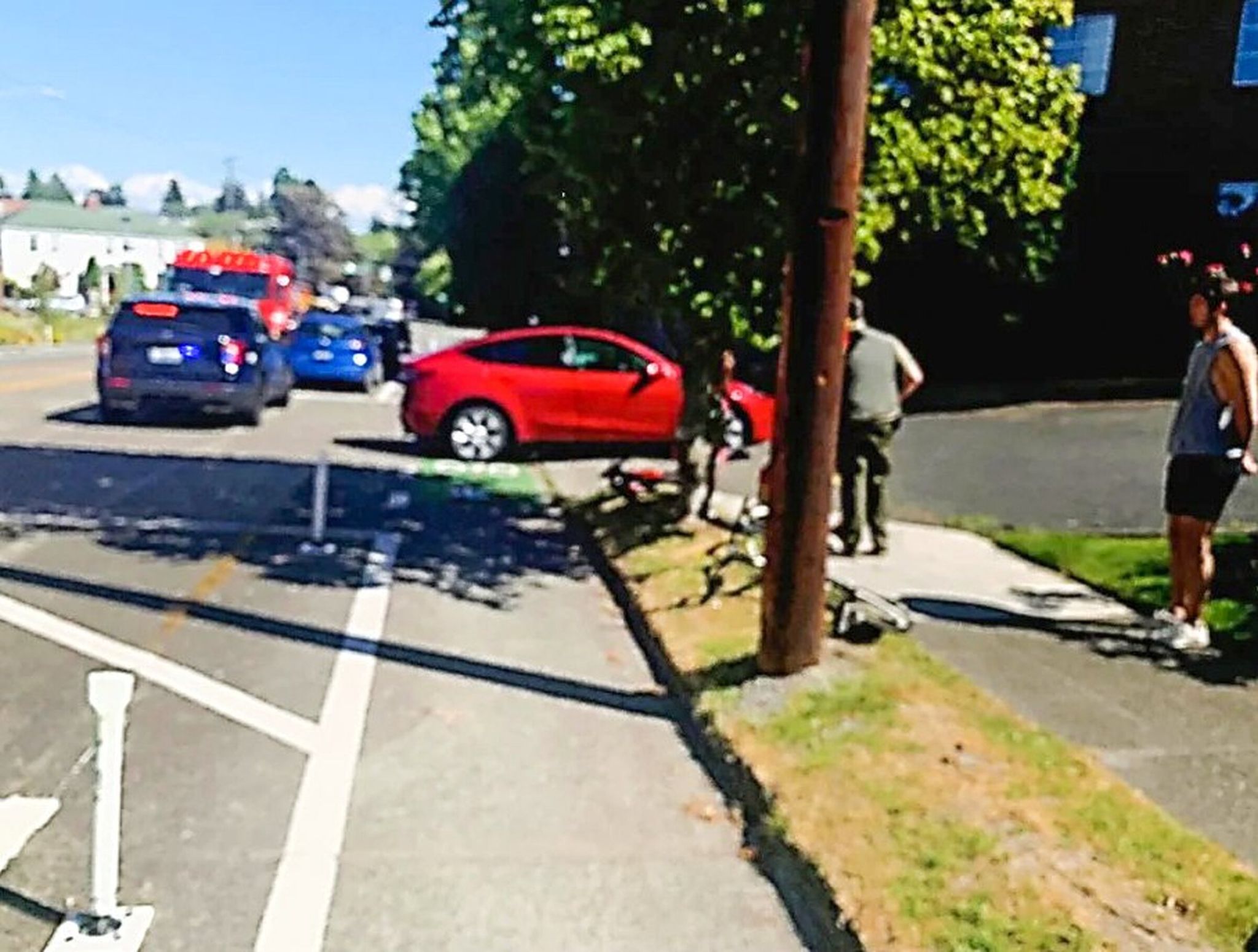 Aviv Litov, then 24 and wearing a helmet, was riding his bicycle on Green Lake Drive North in a designated bike lane when a driver pulled directly into his path. The collision caused Litov to suffer a traumatic brain injury. (Courtesy Stritmatter Law)