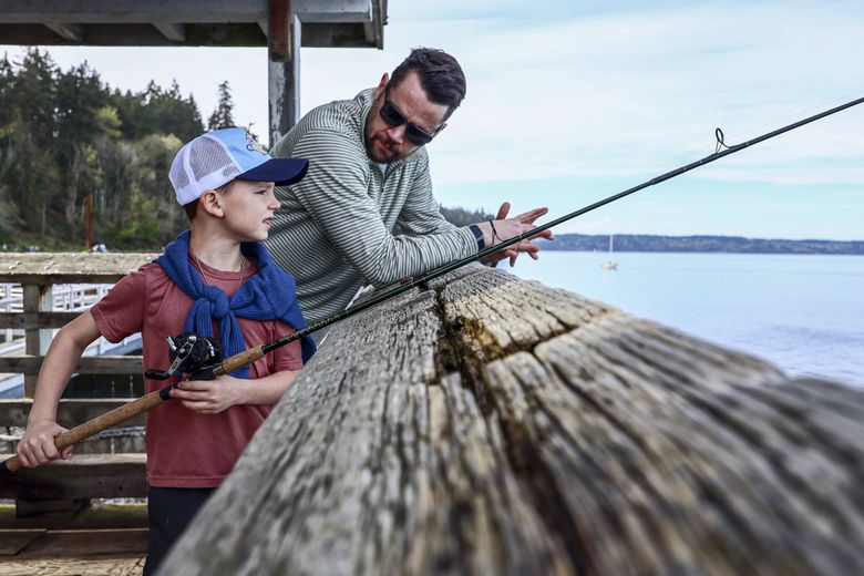 How a dad discovered Puget Sound pier fishing for his son's first catch | The Seattle Times How a dad discovered Puget Sound pier fishing for his son's first catch | The Seattle Times